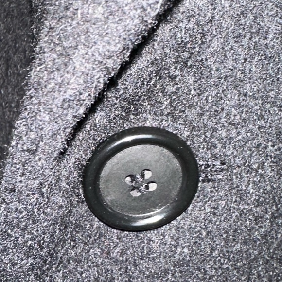 Lauren Ralph Lauren Men's Wool Blend Over Coat Gray Lined Preppy Casual Office - Picture 11 of 14